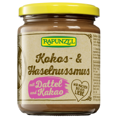 crema di nocciola con cocco, cacao e datteri (250g)